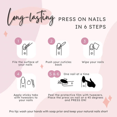 How to apply press on nails
